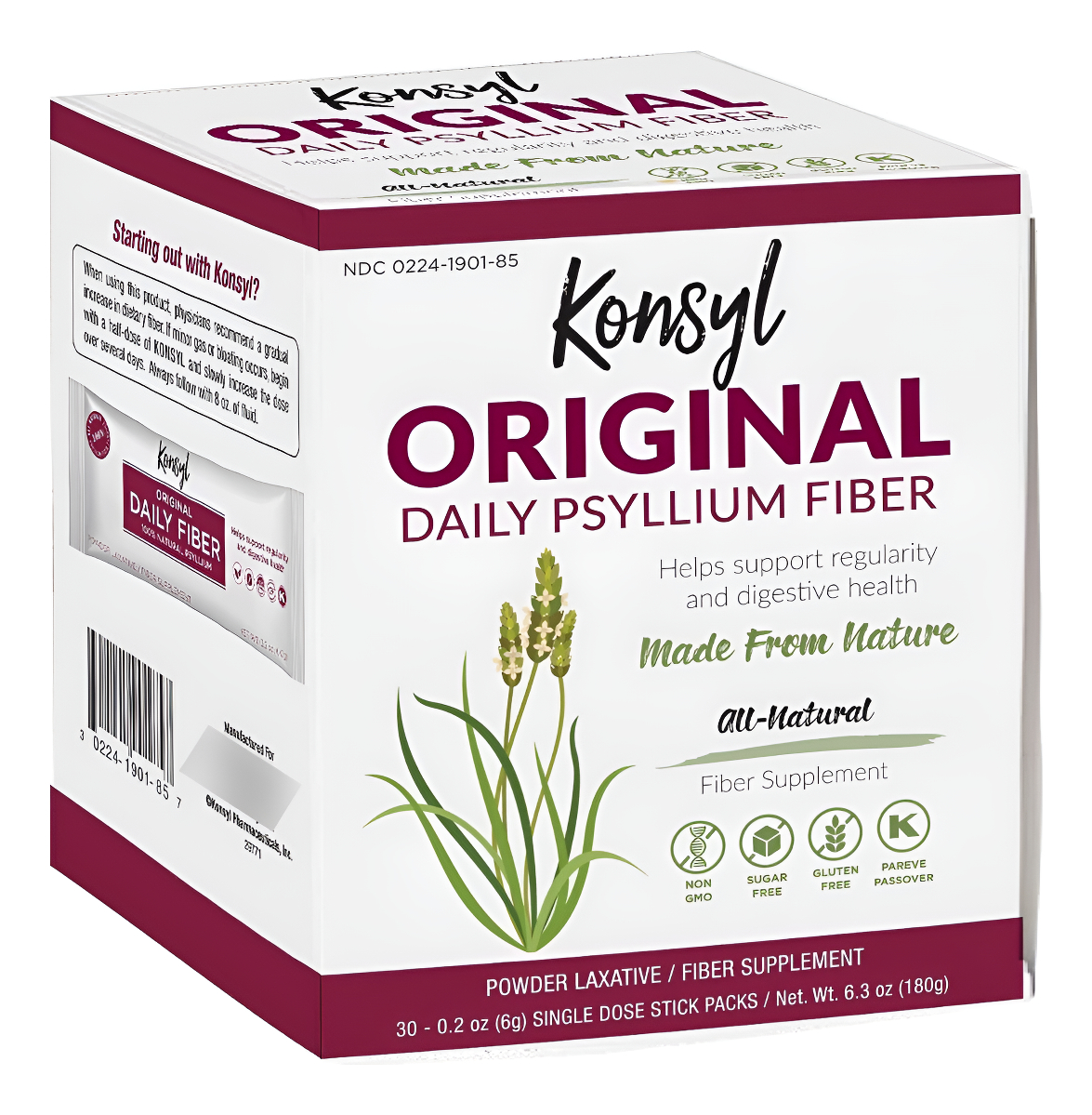Cáscara Psyllium 30 Stick Packs
