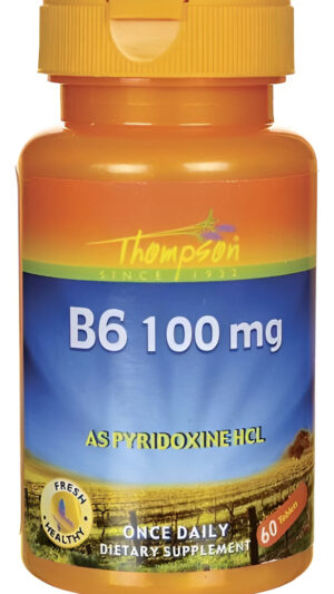 Vitamina B 6  Thompson - 60caps-100 Mg  De Thompson