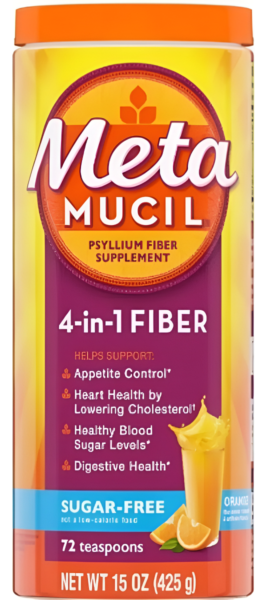 Metamucil Fibra 425g Sin Azucar