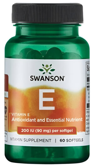 Vitamina E Antioxidante 200 Iu 90 Mg 60 Softgels