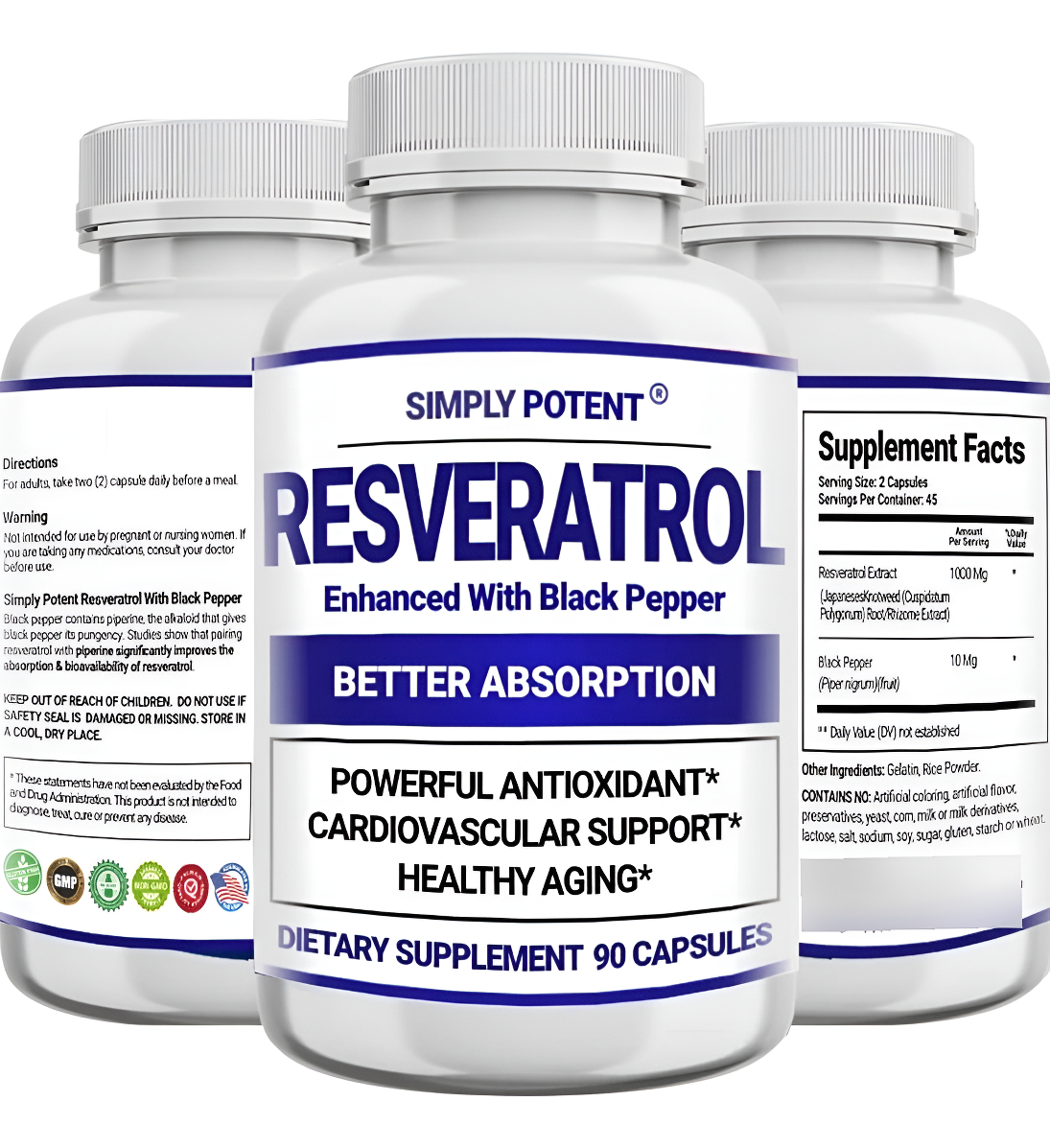 Resveratrol 90cps Simply Potent
