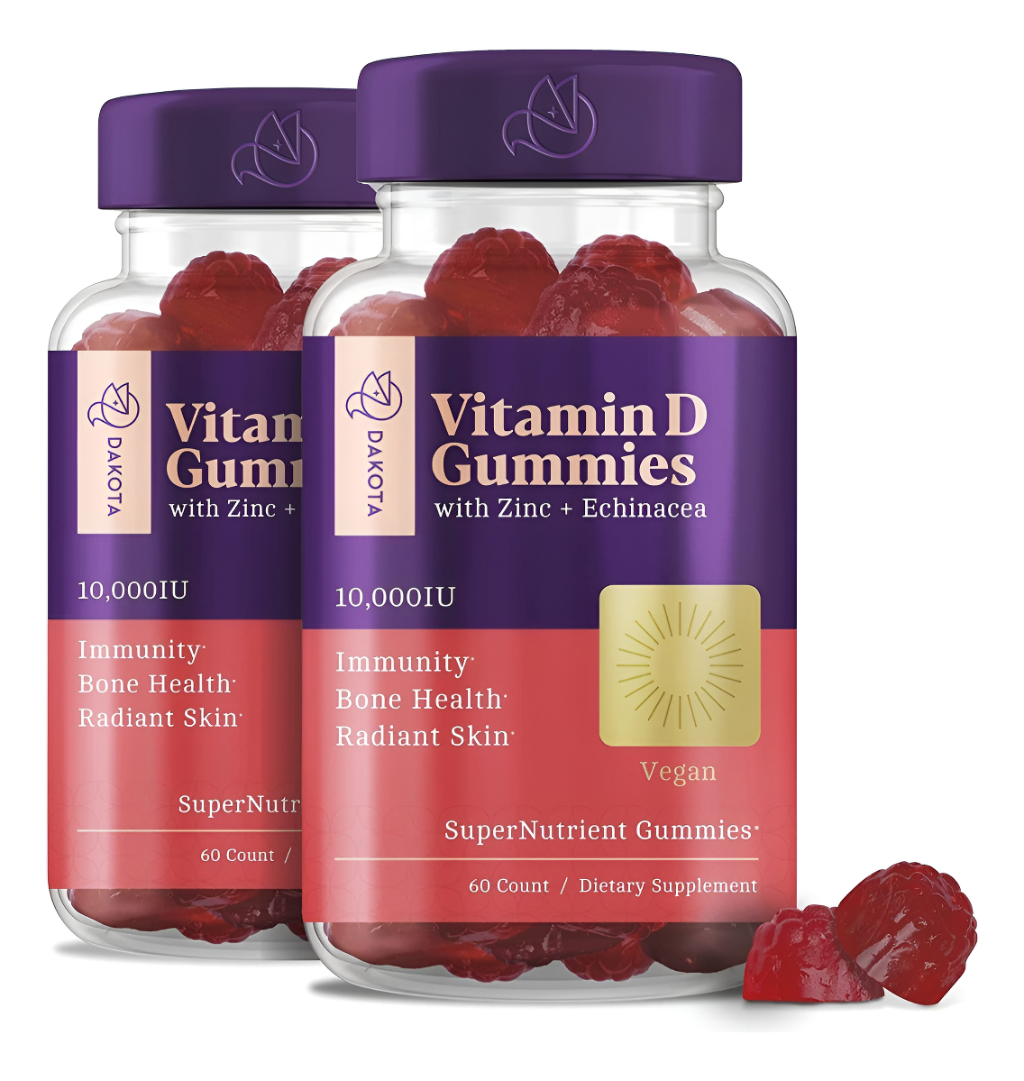 Vitamina D3 10000iu 60gum Dakot