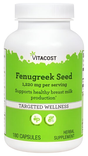 Fenogreco Fenugreek Seed  610mg 180caps Original De Vitacost