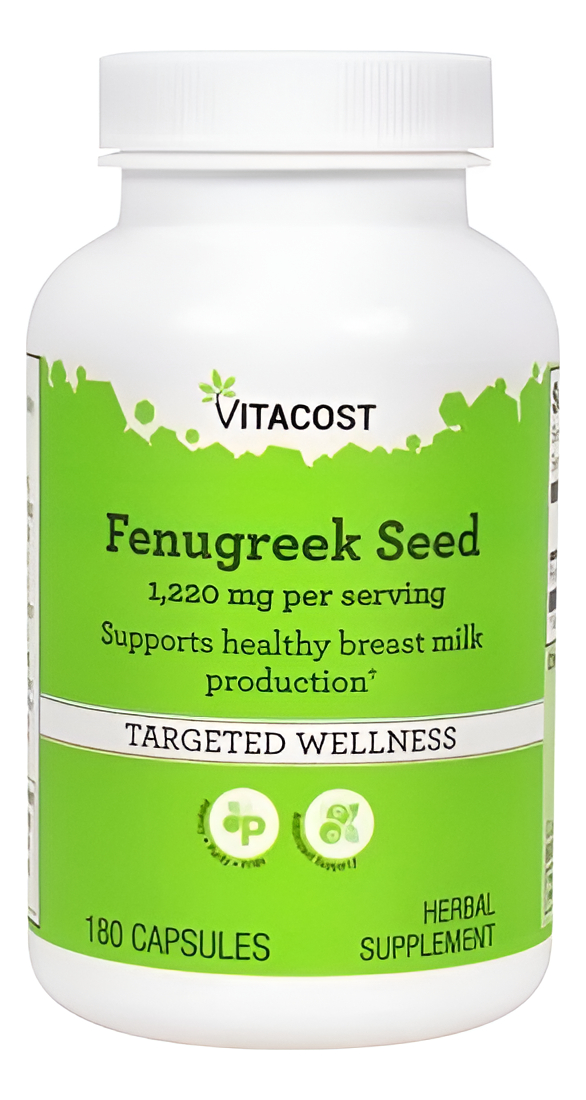 Fenogreco Fenugreek Seed 610mg 180caps Original De Vitacost