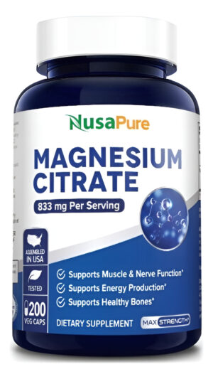 Citrato De Magnesio 833mg 200u