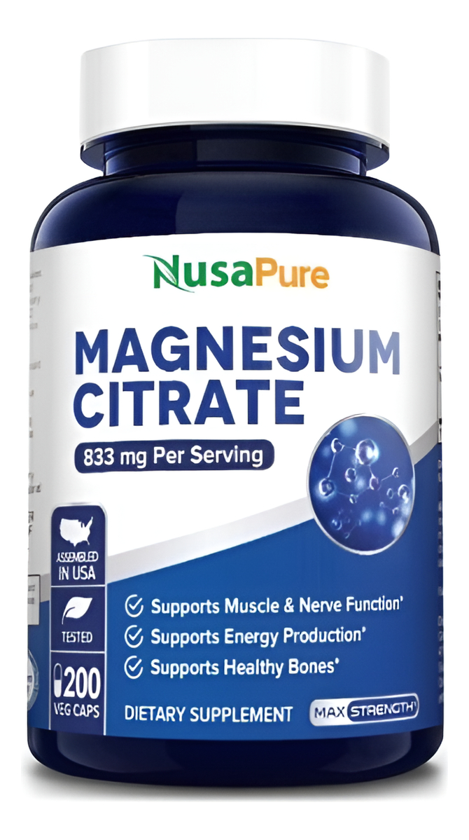 Citrato De Magnesio 833mg 200u