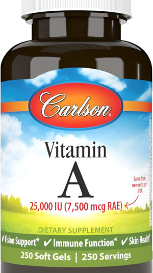 Vitamina A 250 Cap Carlson