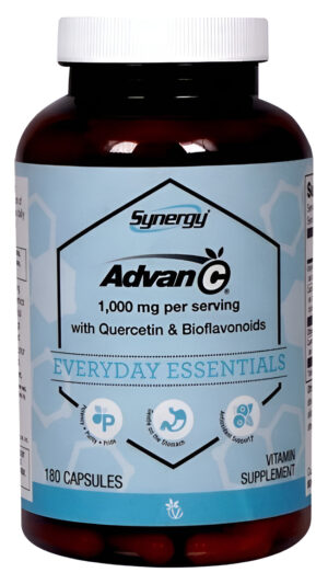 Synergy Advan-c 1,000mg, Quercetina Y Bioflavonoides 180 Cáp