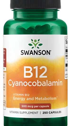 Vitamina B12 500mcg 250cap