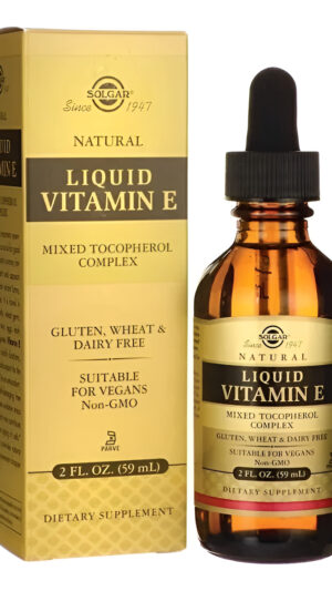 Vitamina E  (con Gotero) 2 Onzas 59 Ml Solgar