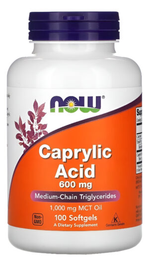 Acido Caprilico 600 Mg 100 Caps
