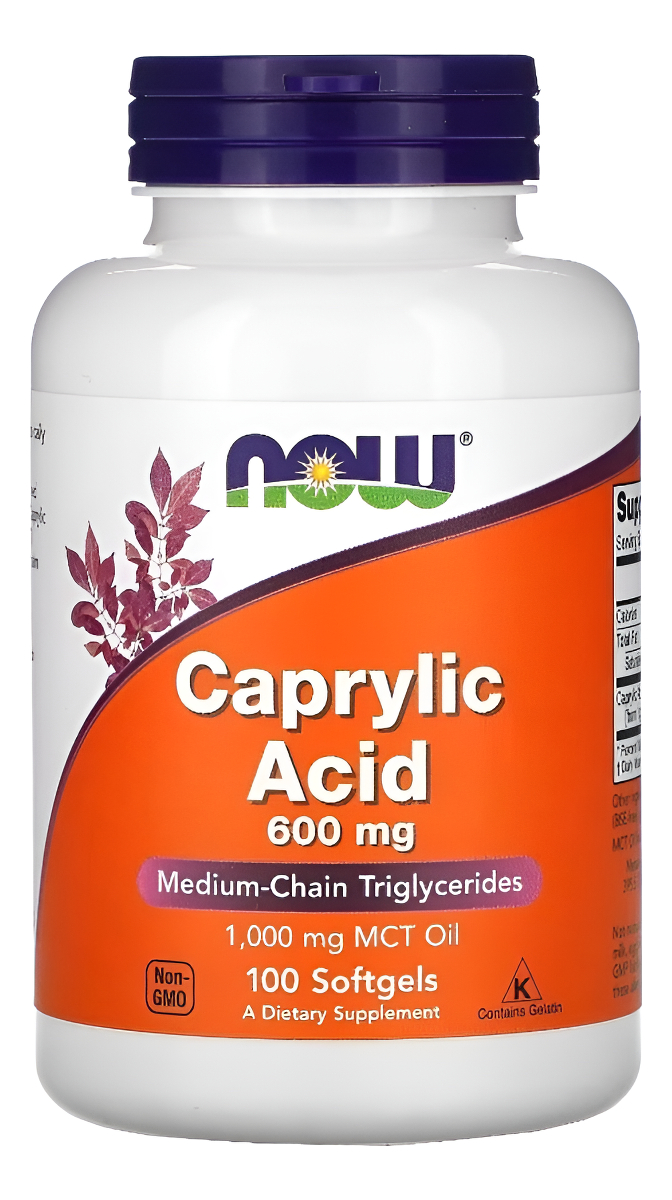 Acido Caprilico 600 Mg 100 Caps