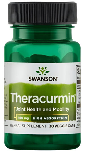 Theracurmin De Alta Potencia 100 Mg 30 Cáps Veganas Corazón