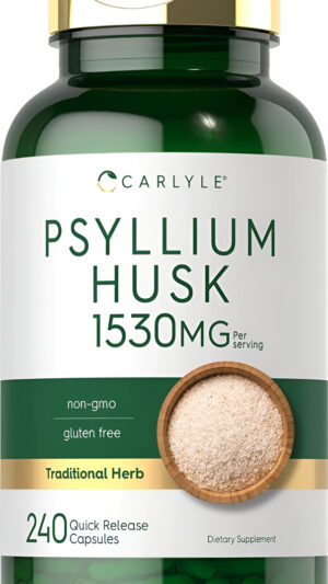 Psyllium 240caps 1530mg Carlyle