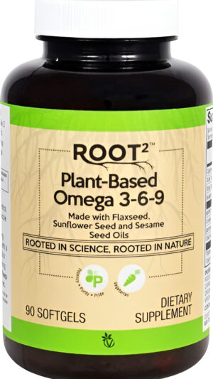 Omega 3-6-9 / 90 Cápsulas Blandas Vegetarianas Roots2