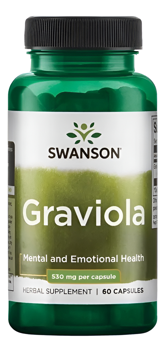 Graviola 60 Caps- 530mg Salud Emocional Y Mental Swason