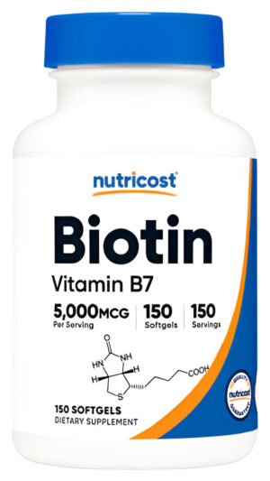 Nutricost Biotina 5000mcg 150ca