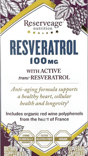Reserveage Resveratrol 100mg