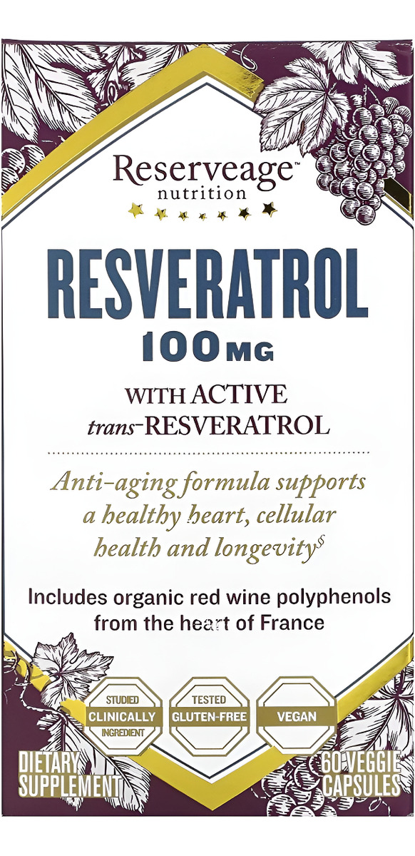 Reserveage Resveratrol 100mg