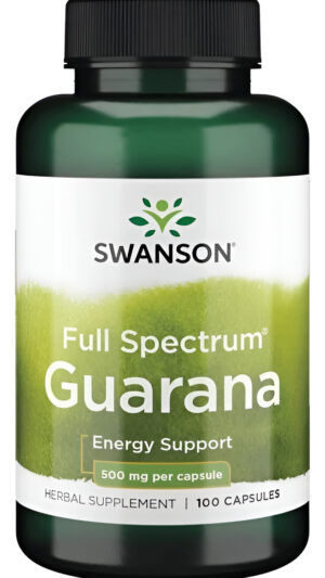 Guaraná De Espectro Completo 100 Caps 500 Mg