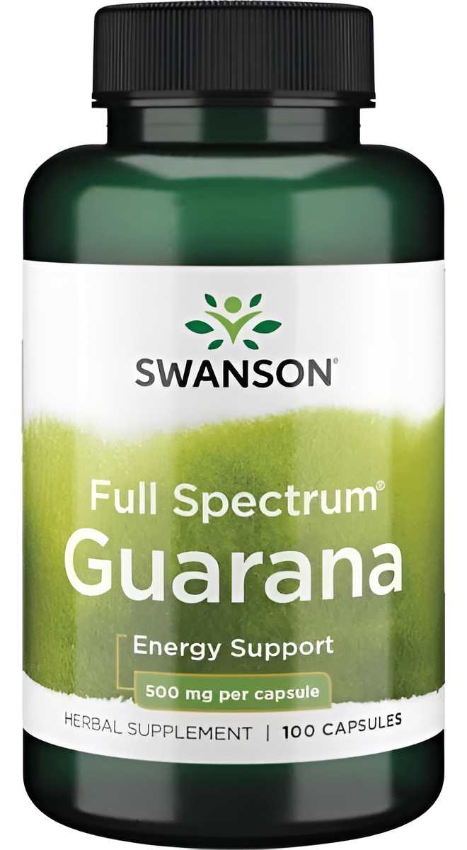 Guaraná De Espectro Completo 100 Caps 500 Mg