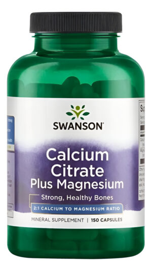 Citrato De Calcio Mas Magnesio 150 Tabletas De Swanson