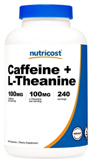Cafeína + L-teanina 100mg 240u