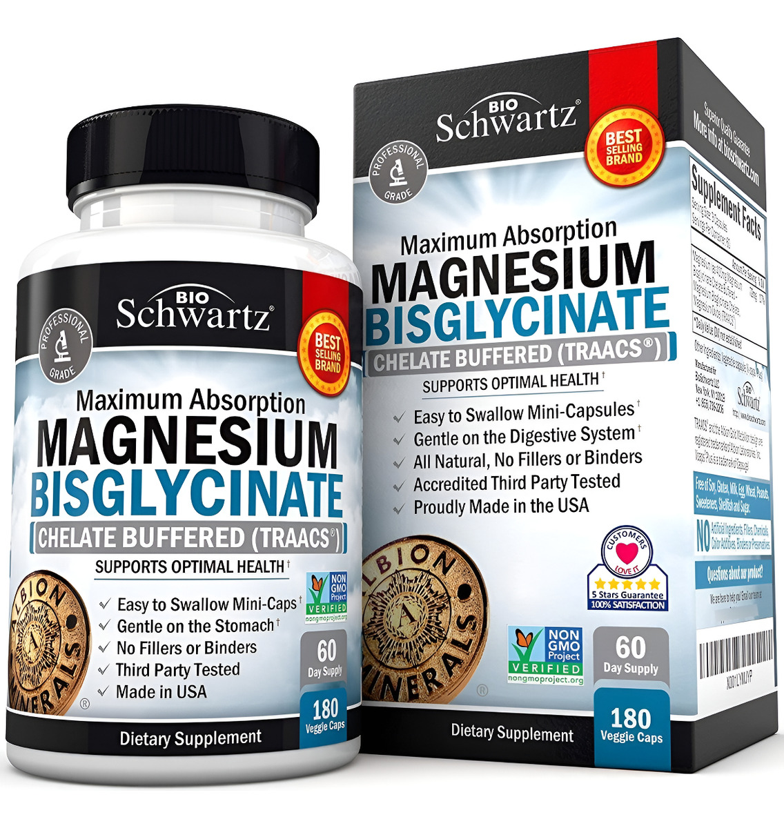 Bisglicinato Magnesio Bioschwar