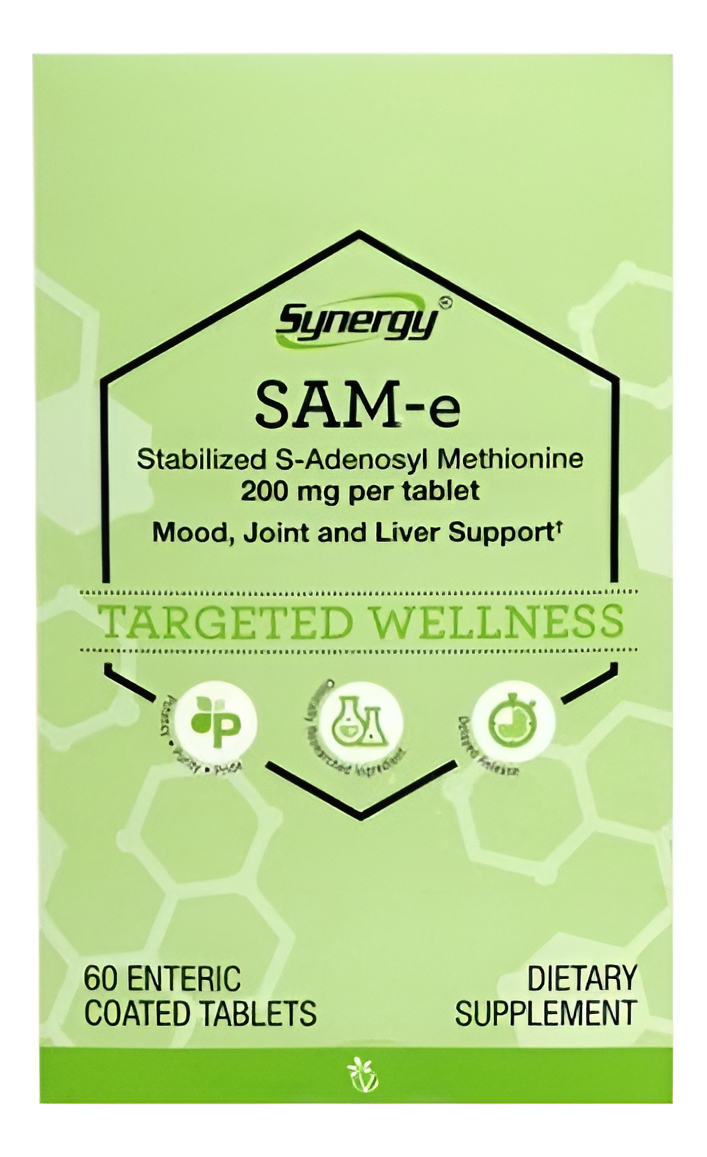 Sam-e 200mg 60tablets Promueve El Bienestar Emocional