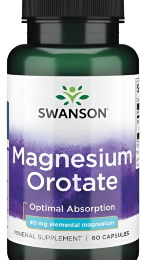 Orotato De Magnesio  40 Mg 60 Capsulas