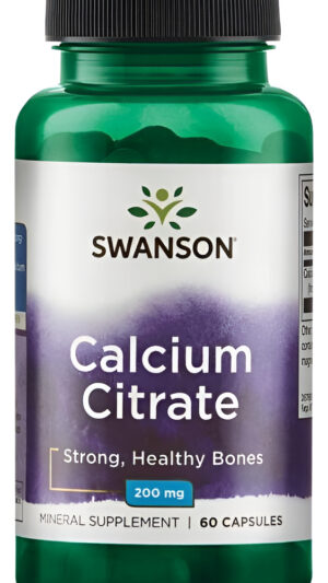 Citrato De Calcio 200 Mg 60 Caps De  Sw