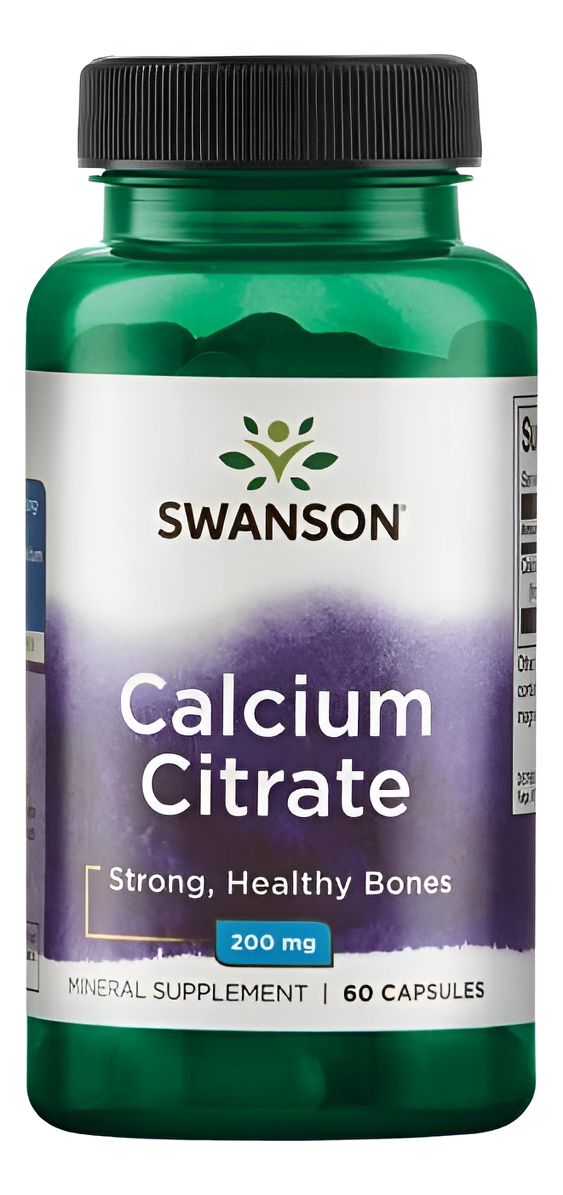 Citrato De Calcio 200 Mg 60 Caps De Sw