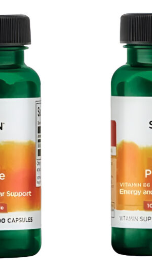 Vitamina B-6 Piridoxina 100mg X2unidades 100 Cápsulas Sw