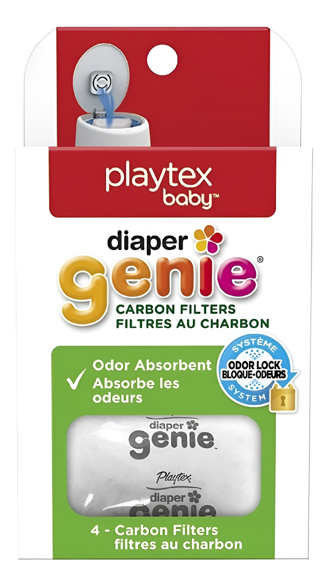 Filtros De Carbono Diaper Genie Para Caneca De Pañales X 4
