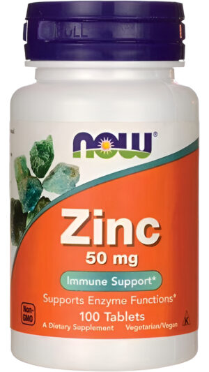 Zinc Gluconato De  Now 50mg 100 Tabletas