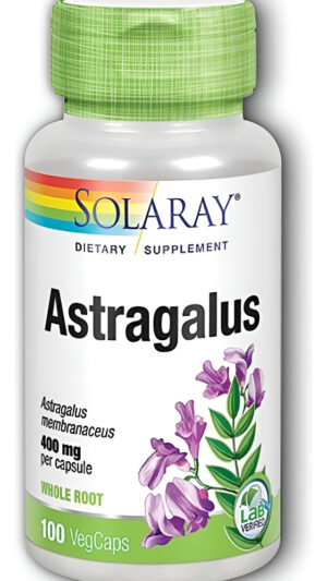 Astragalus  400 Mg - 100 Capsules Solaray - Salud Inmune