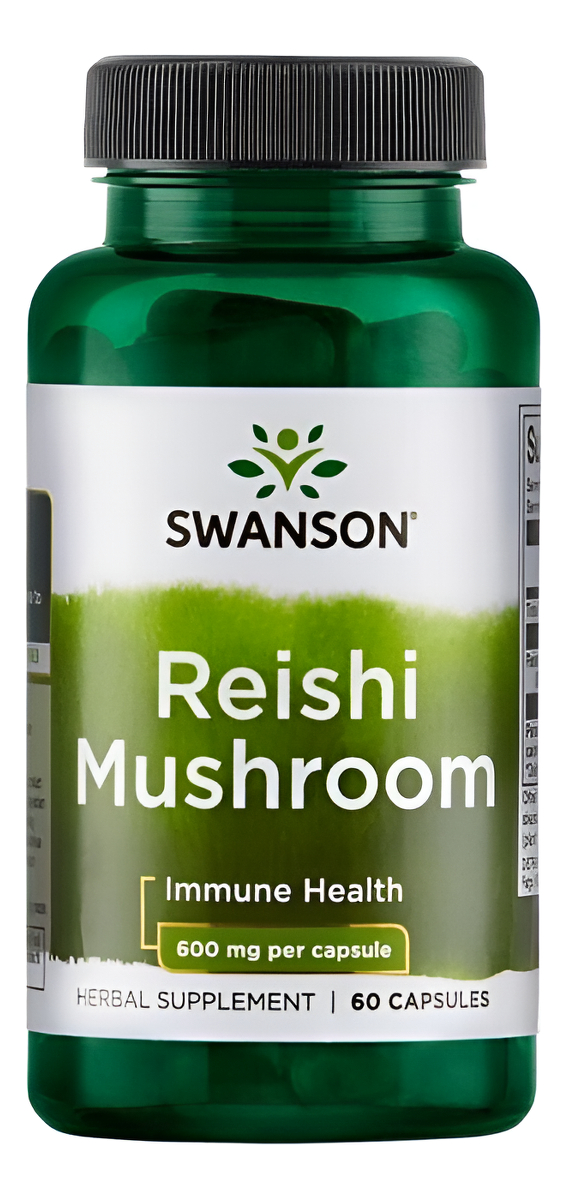 Reishi Mushroom 600 Mg 60 Caps De Swanson