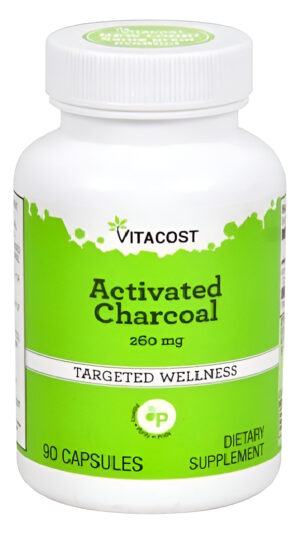 Activated Charcoal 260 Mg 90 Caps De Vitacost