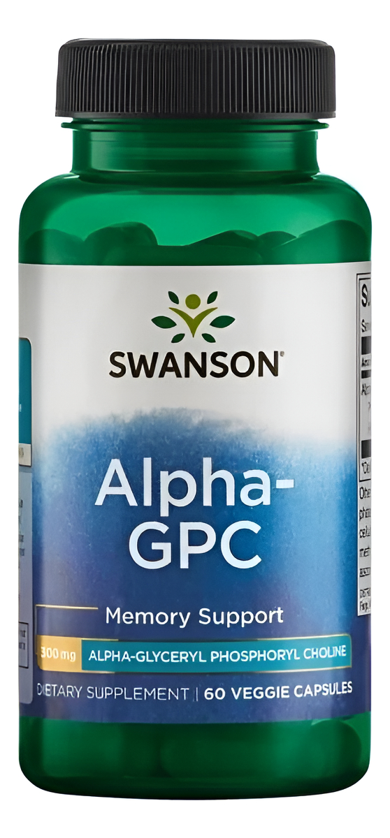 Alpha Gpc Gliceril Fosforil Colina Memoria 60 Caps 300mg