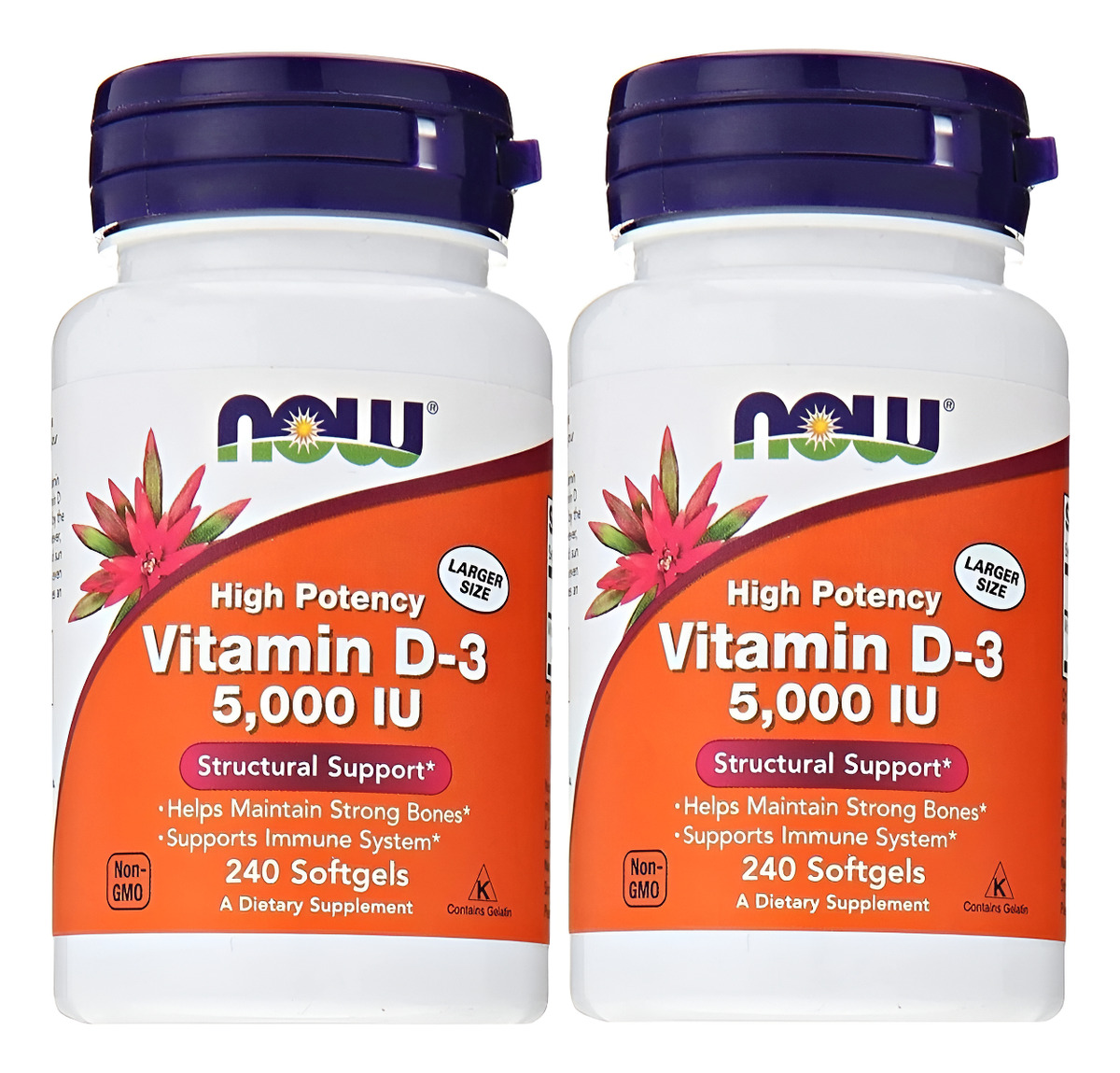Vitamina D3 5000 Iu Now Foods