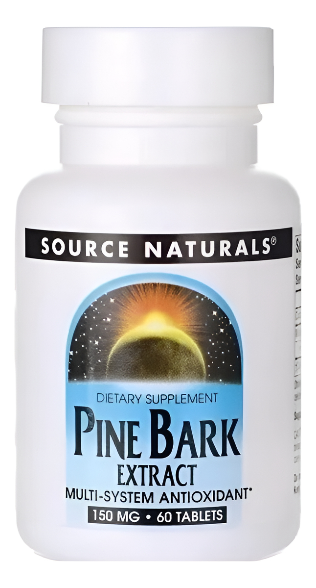 Pine Bark Extract 150mg 60 Tabl Antioxidante Source Natural