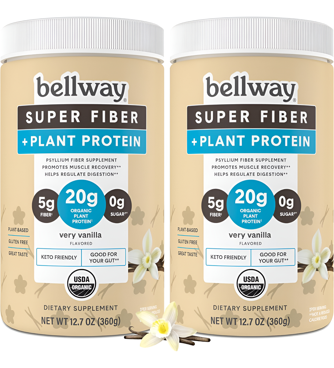 Fibra Y Proteína Vainilla Pack2