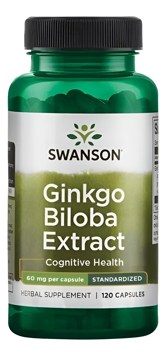 Extracto De Ginkgo Biloba Estandarizado 60 Mg 120 Capsulas