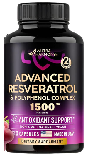 Resveratrol 1500mg 120 Capsulas