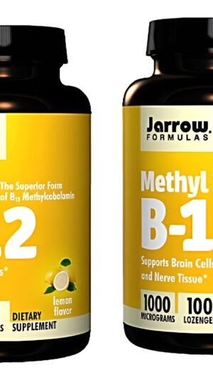 B12 Metilcobalamina 1000mcg 2x100 Past Sublinguales Jarrow