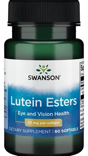 Lutein Esters 20 Mg 60 Softgels Para La Salud De La Vista