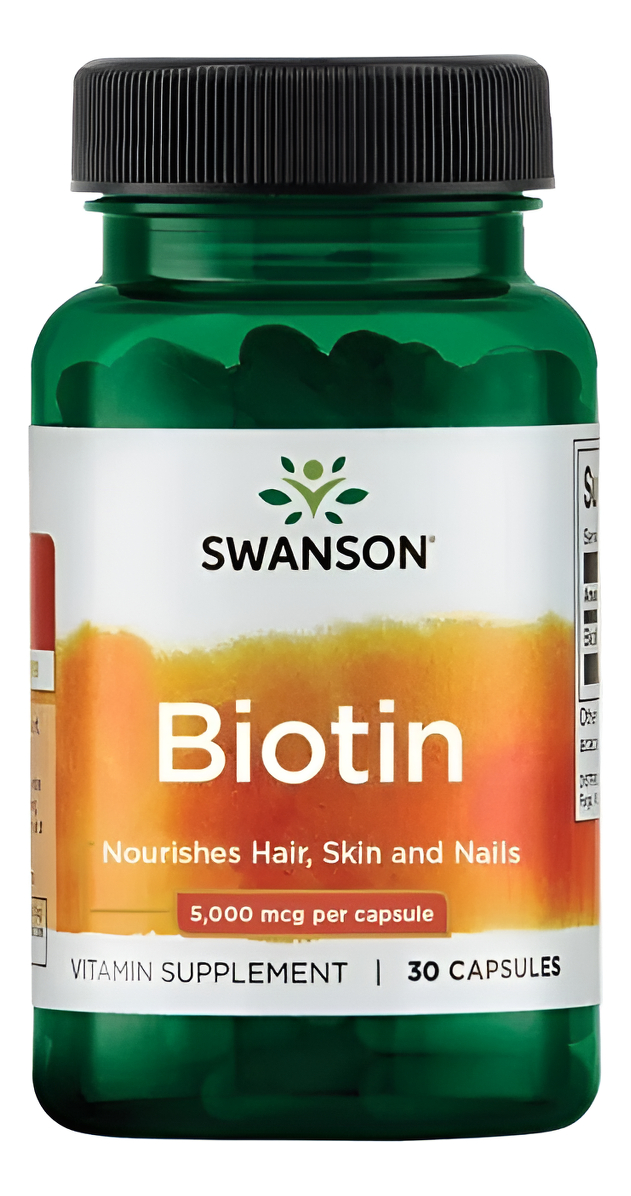 Biotina 30 Caps 5000 Mcg De Swanson