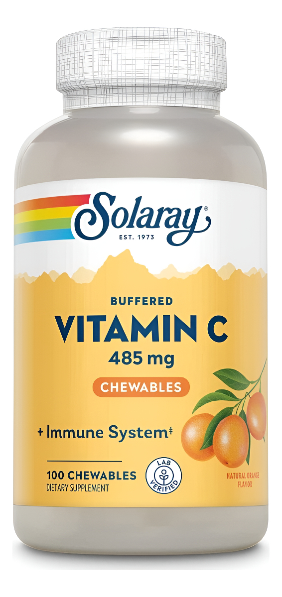 100 Tabs De Vitamina C Solaray
