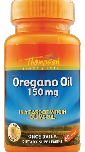 Aceite De Orégano Thompson 150 Mg 60 Softgels