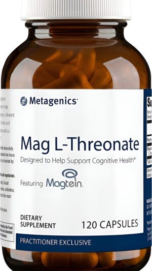 Treonato De Magnesio 120cap Uoo